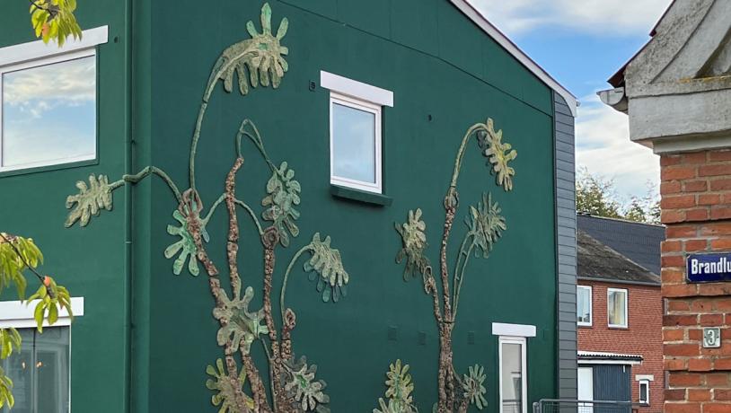 Gavlmaleri Brande tekstilmuren