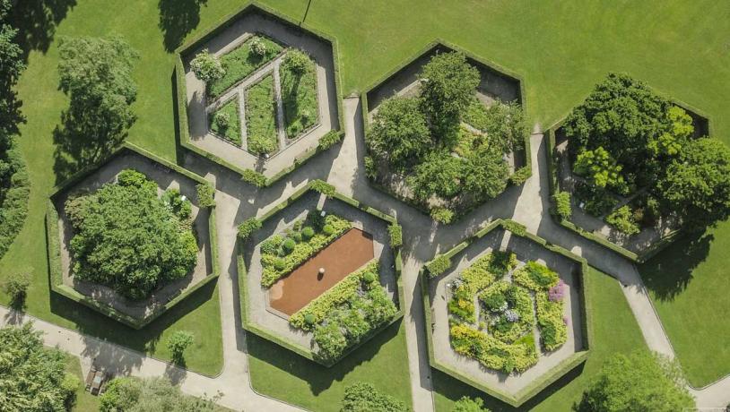 Mindeparken - luftfoto