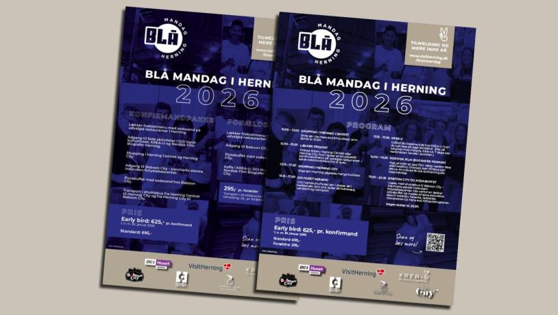 Blå Mandag 2026 - Program og Pakker