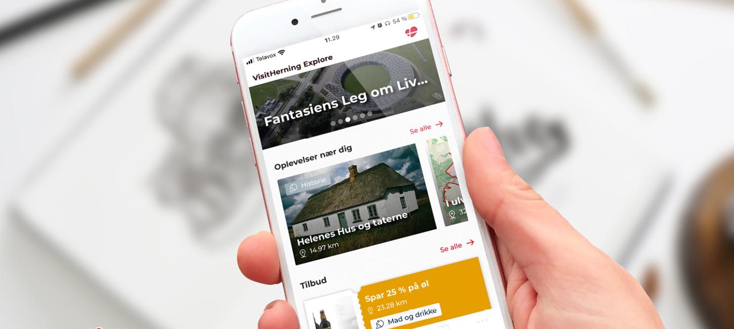 Oplevelsesapp'en VisitHerning Explore
