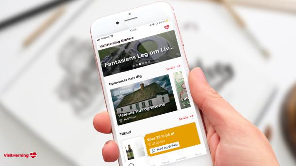 Oplevelsesapp'en VisitHerning Explore