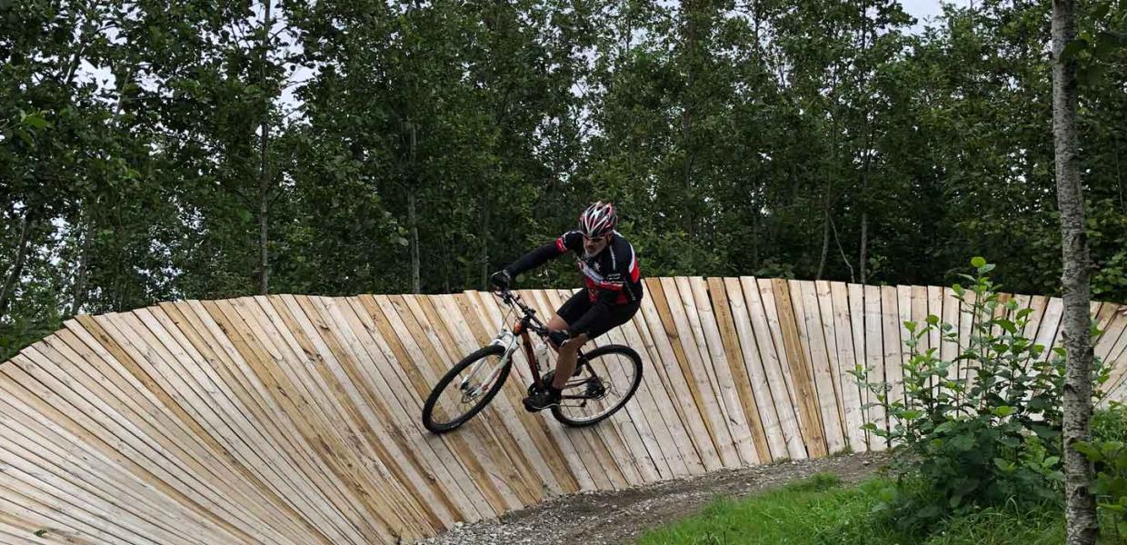 Mountainbikerute i Lind