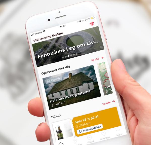 Oplevelsesapp'en VisitHerning Explore