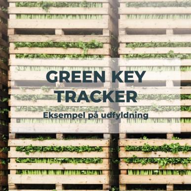 Green Key Tracker - eksempel på udfyldning